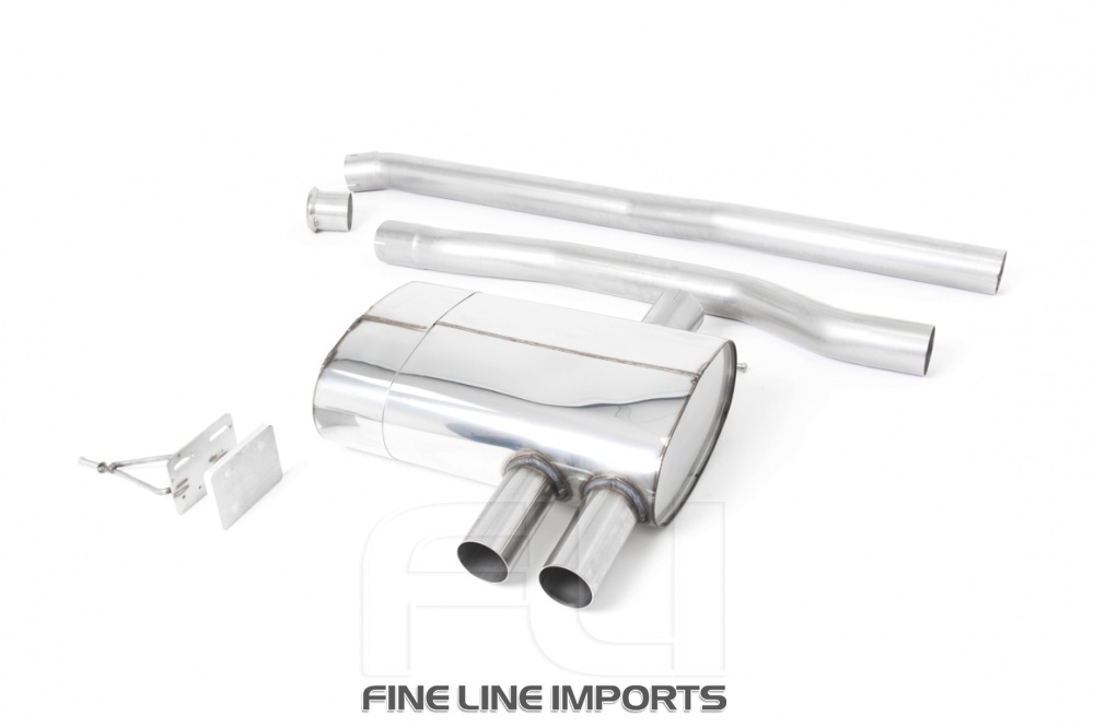 GPF Bypass Non-Resonated (Luider) with Dual GT-90 Burnt Titanium