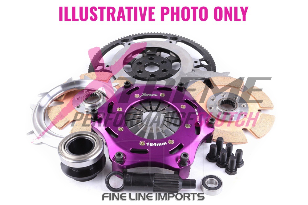 KCR23630-2E Xtreme Performance - 230mm Rigid Ceramic Twin Plate Clutch Kit Incl Flywheel & CSC