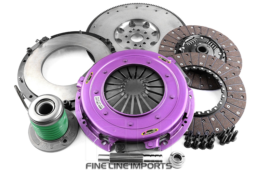 KFD27655-2A Xtreme Performance - 270mm Sprung Organic Twin Plate Clutch Kit Incl Flywheel & CSC