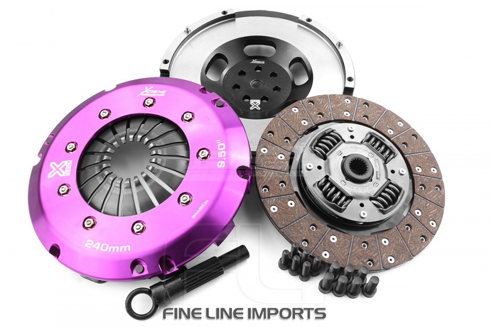 KHD24526-1A Clutch Kit - Xtreme Performance Heavy Duty Organic Incl Flywheel 600Nm Conversion kit Dual-mass to solid flywheel