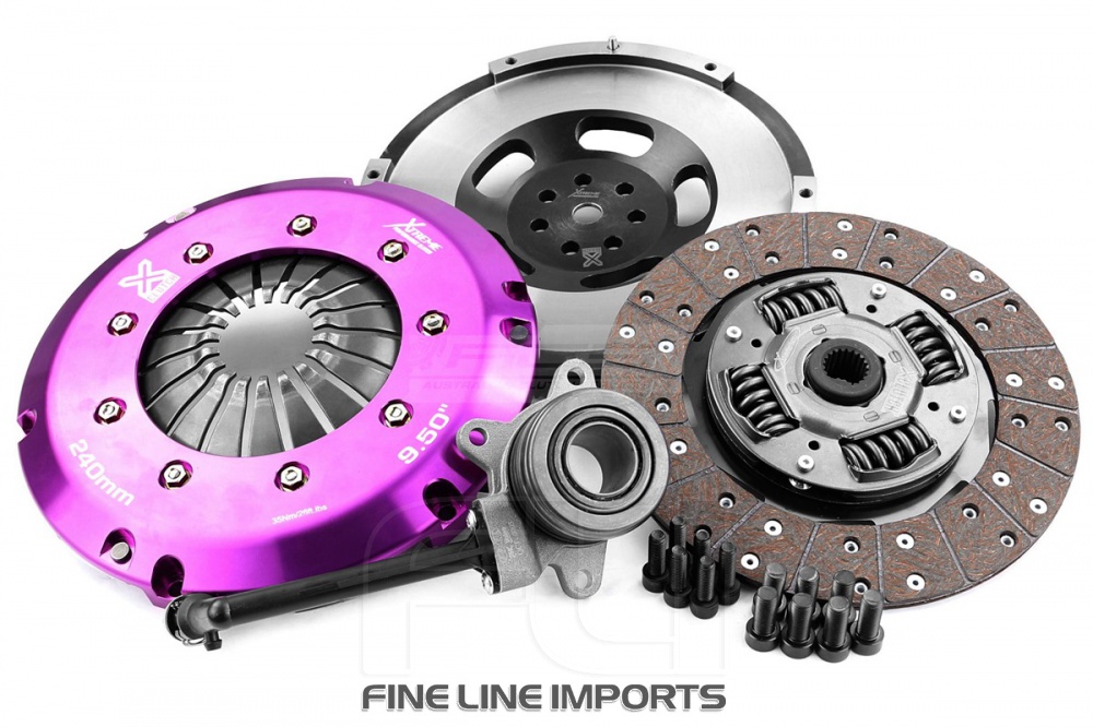 KHD24626-1A Clutch Kit - Xtreme Performance Heavy Duty Organic Incl Flywheel & CSC 600Nm Conversion kit Dual-mass to solid flywheel