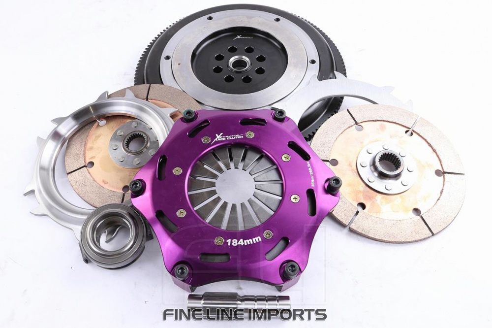 KHN18527-2E Xtreme Performance - 184mm Rigid Ceramic Twin Plate Clutch Kit Incl Flywheel 1220Nm