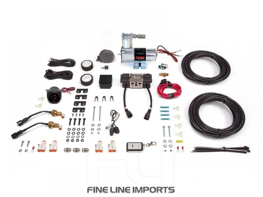 Kit - Dual Electric Wireless Air Control inc Compressor & Gauge (Digital)