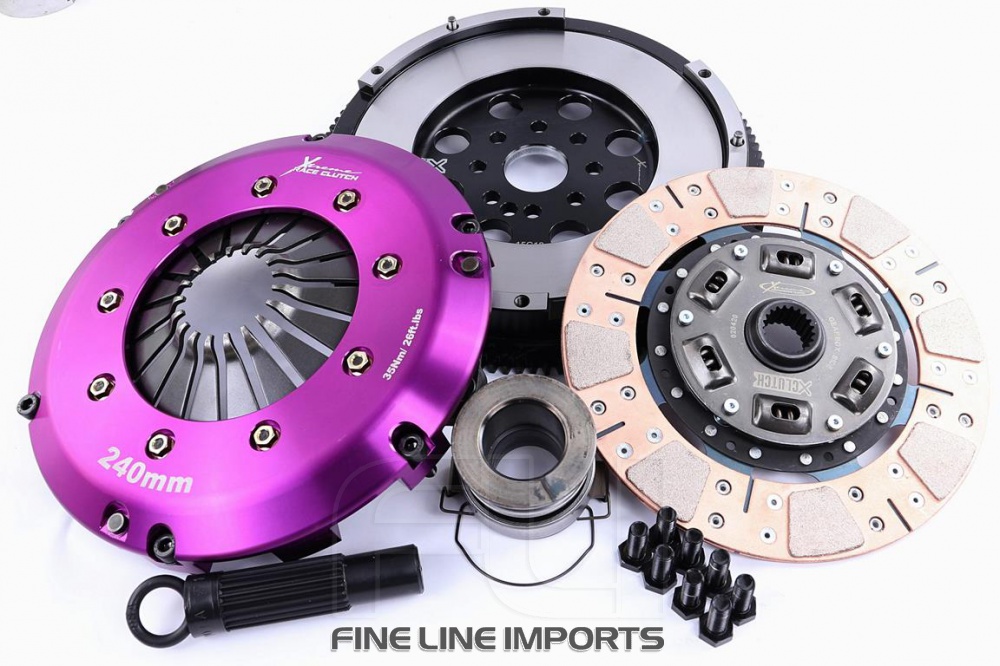 KLT24530-1C Clutch Kit - Xtreme Performance Heavy Duty Cushioned Ceramic Incl Flywheel 910Nm