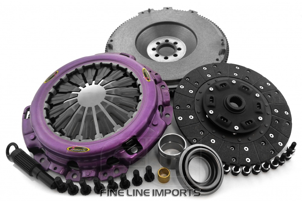 KNI25525-1T Xtreme Conversion Clutch Kit Inc Single Mass Flywheel - Sprung Organic Steel Back Facing 620Nm