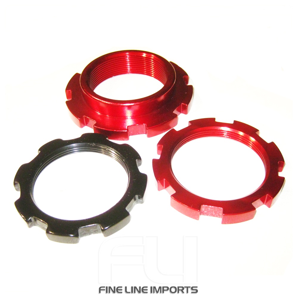 lockingrings3x_V1 BC Racing - V1 Red Locking Ring Set A/B/C 3 Rings ALLOY