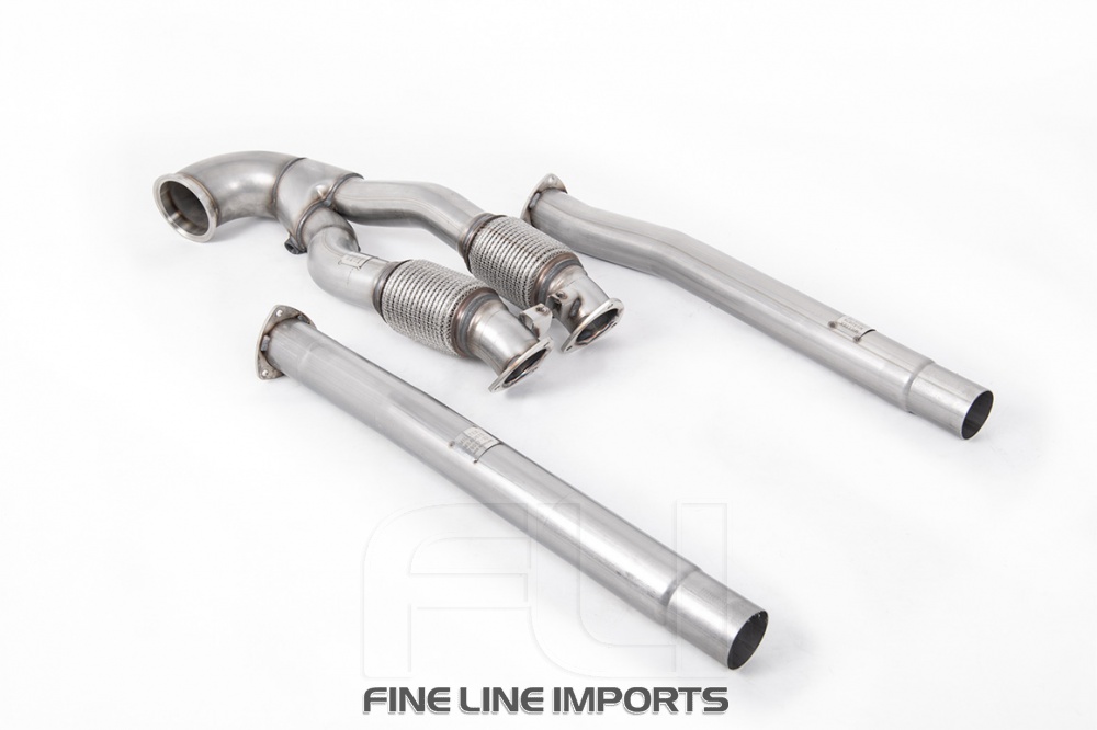 MILLTEK Large-bore Downpipe and De-cat