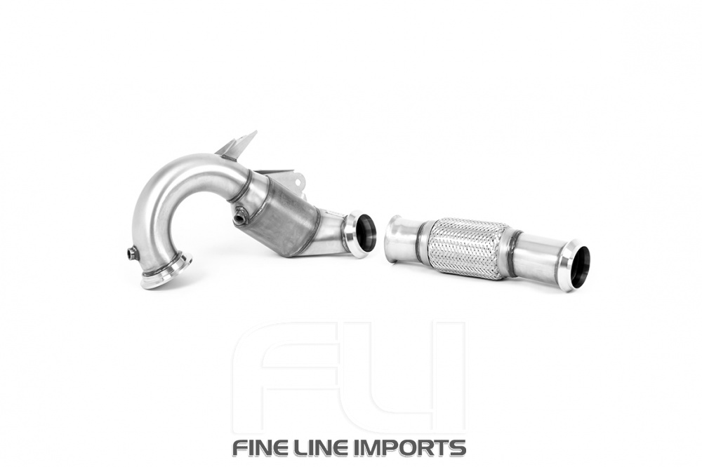 MILLTEK Large Bore Downpipe and Hi-Flow Sports Cat
