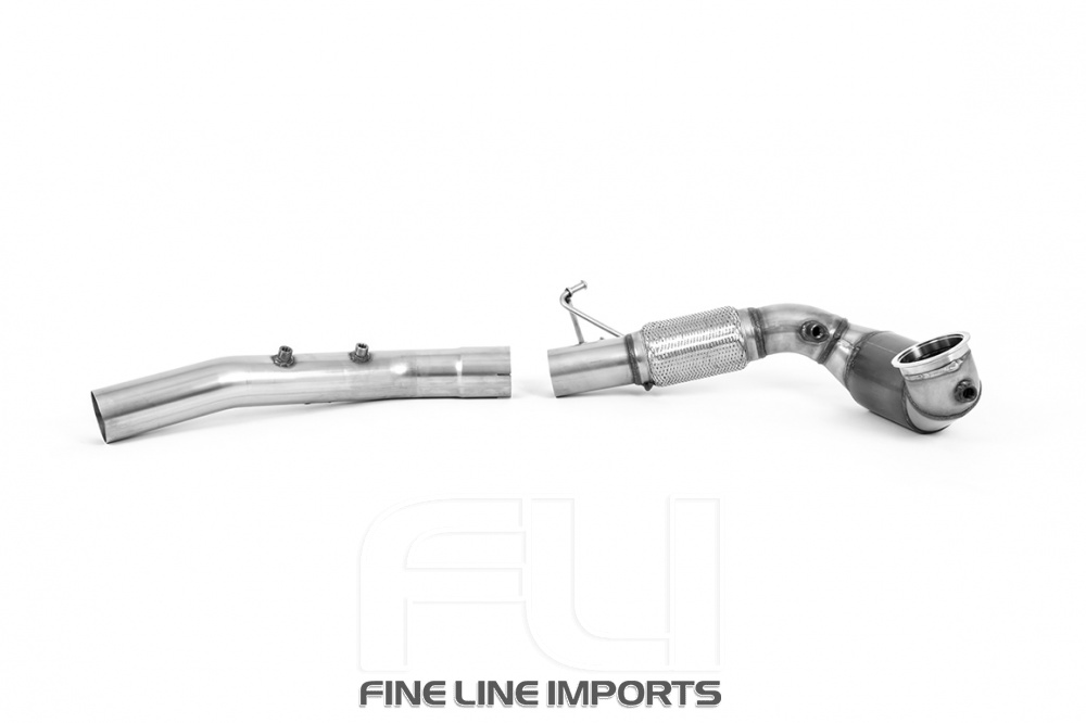 MILLTEK Large Bore Downpipe and Hi-Flow Sports Cat