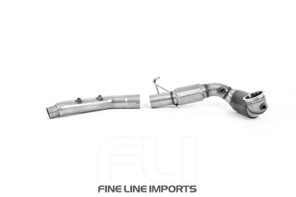 MILLTEK Large Bore Downpipe and Hi-Flow Sports Cat