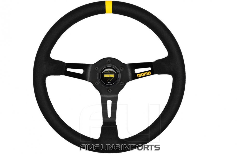 MOMO Sportstuur Modell 08 - zwarte stuurspaken