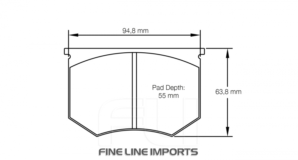 Pagid Racing RSH 29E Remblokken