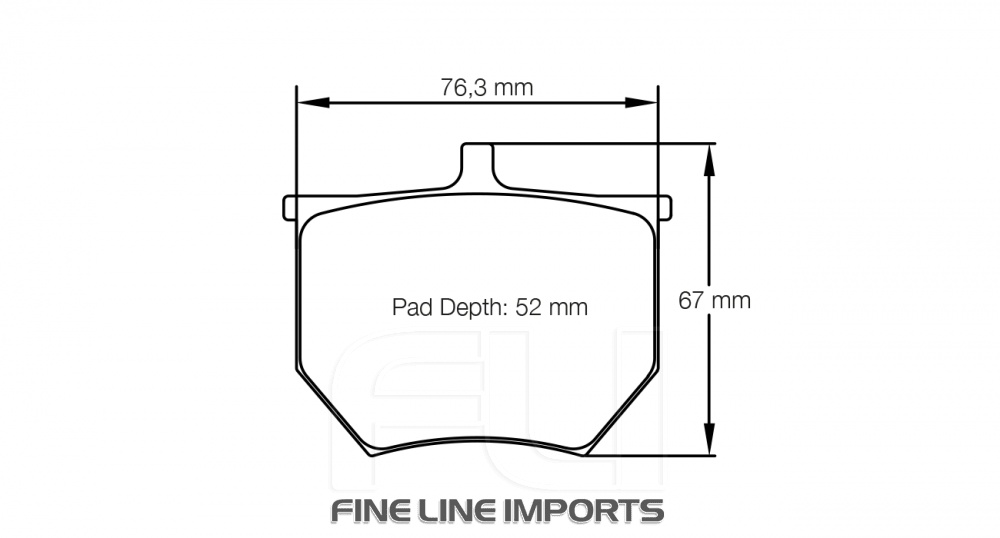 Pagid Racing RSH 29E Remblokken