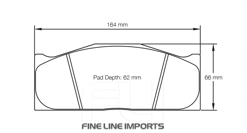 Pagid Racing RSL 1 Remblokken