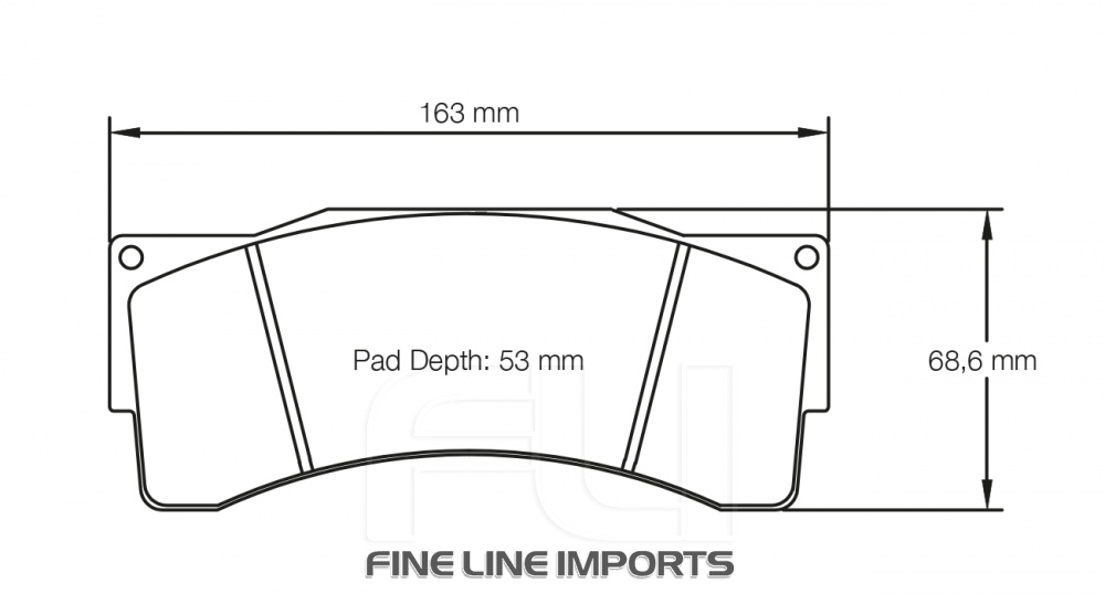 Pagid Racing RSL 1 Remblokken