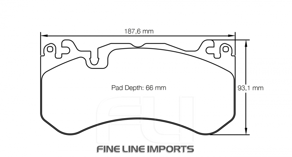 Pagid Racing RSL 1 Remblokken