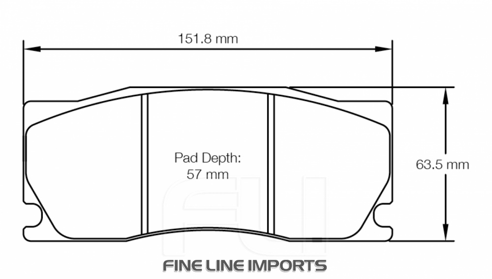 Pagid Racing RSL 29 Remblokken