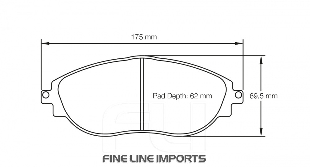 Pagid Racing RSL 2 Remblokken