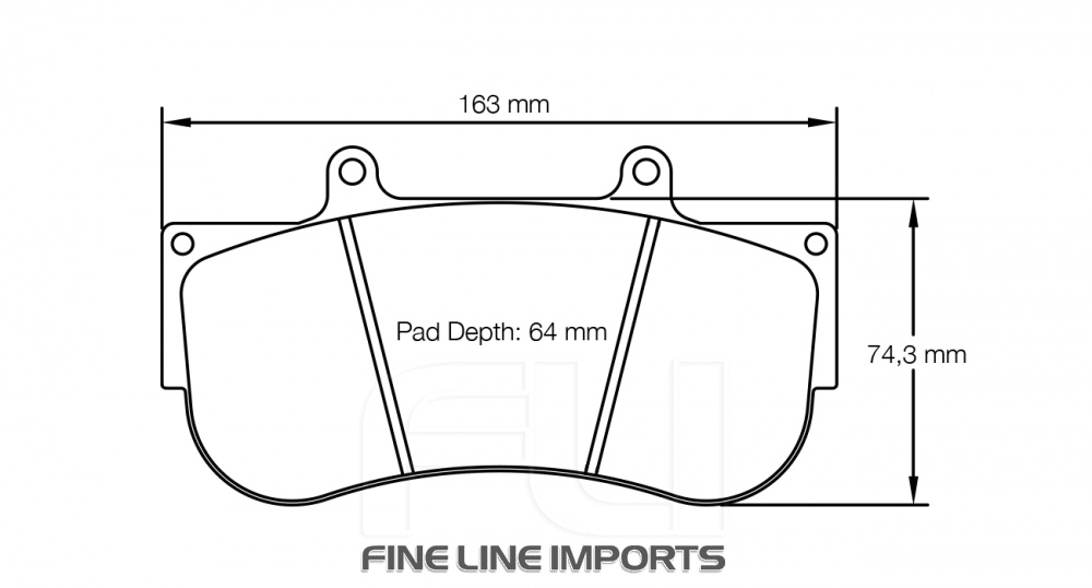 Pagid Racing RSL 2E Remblokken