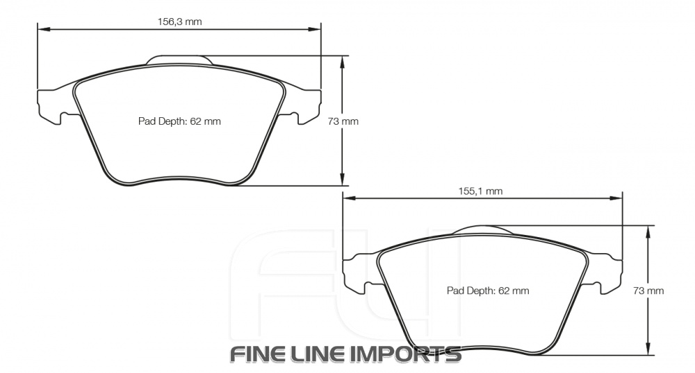 Pagid Racing RST 2 Remblokken
