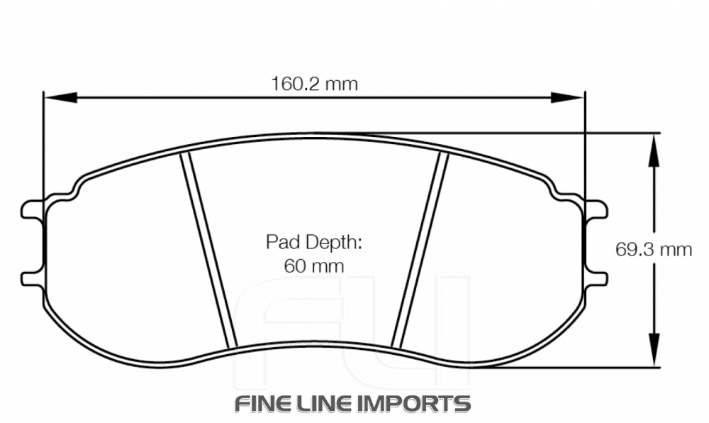 Pagid Racing RST 2 Remblokken