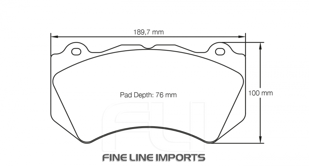 PAGID RSC 1 RACING BRAKE PADS FOR CERAMIC COMPOSITE DISCS