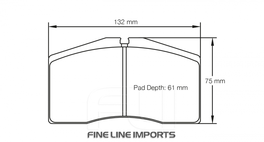 PAGID RSC 1 RACING BRAKE PADS FOR CERAMIC COMPOSITE DISCS