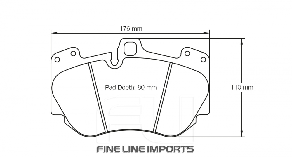 PAGID RSC 1 RACING BRAKE PADS FOR CERAMIC COMPOSITE DISCS