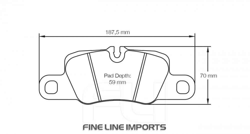 PAGID RSC 1 RACING BRAKE PADS FOR CERAMIC COMPOSITE DISCS