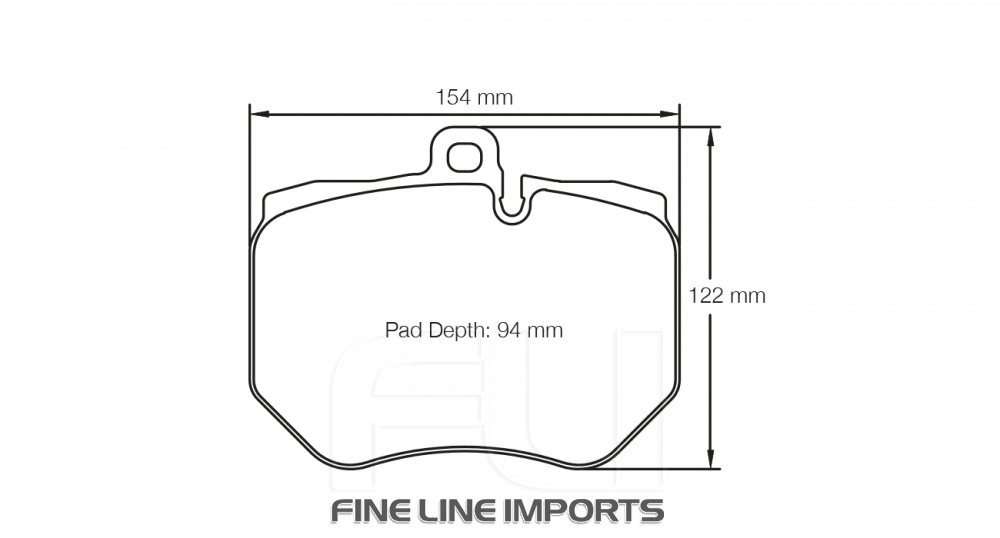 PAGID RSC 1 RACING BRAKE PADS FOR CERAMIC COMPOSITE DISCS