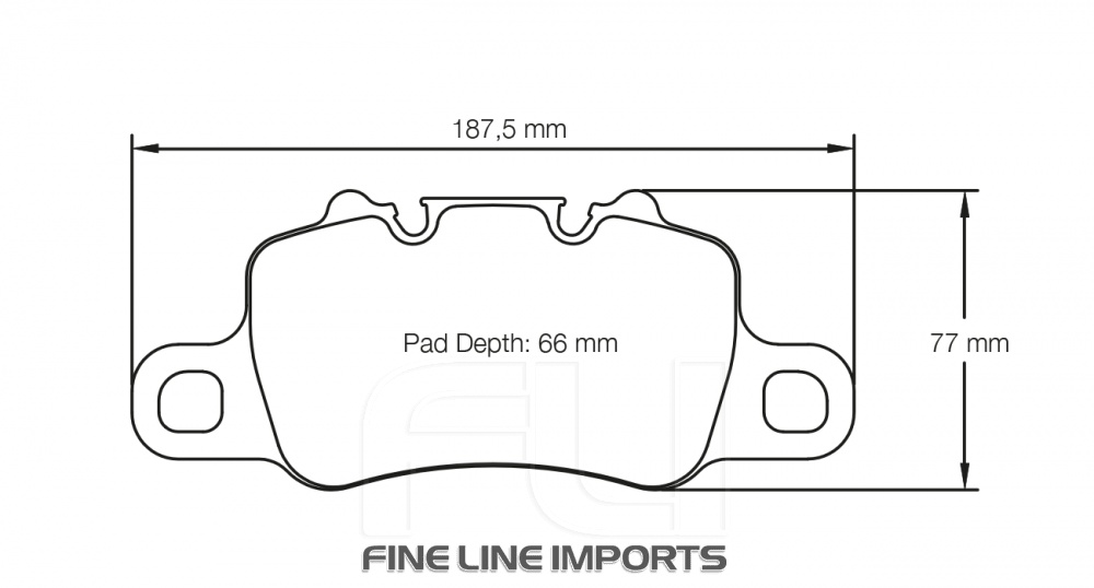 PAGID RSC 1 RACING BRAKE PADS FOR CERAMIC COMPOSITE DISCS