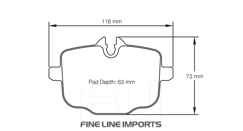 PAGID RSC 1 RACING BRAKE PADS FOR CERAMIC COMPOSITE DISCS