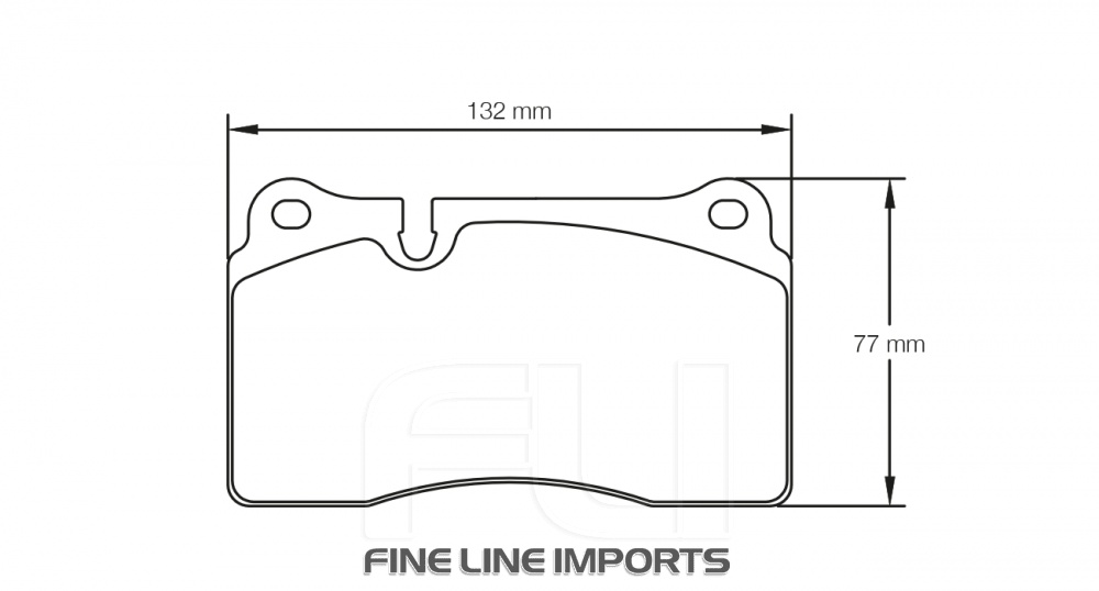 PAGID RSC 1 RACING BRAKE PADS FOR CERAMIC COMPOSITE DISCS