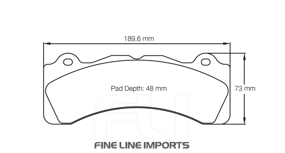 PAGID RSC 1 RACING BRAKE PADS FOR CERAMIC COMPOSITE DISCS