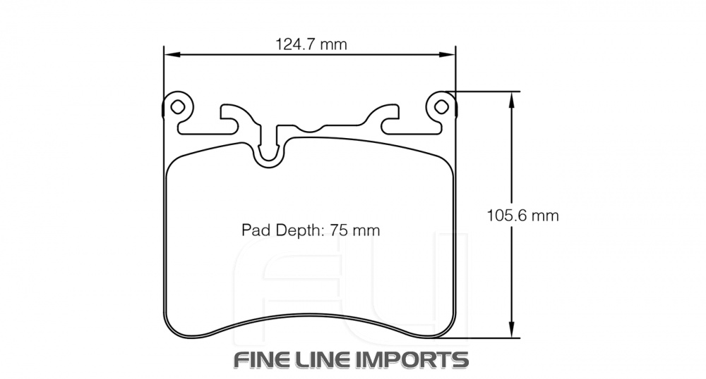PAGID RSC 1 RACING BRAKE PADS FOR CERAMIC COMPOSITE DISCS