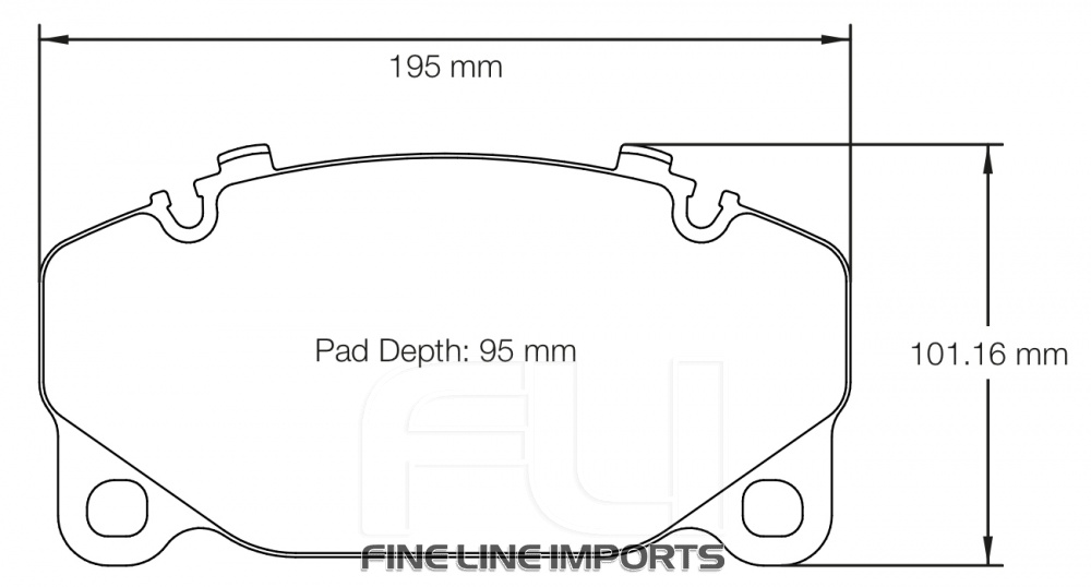 PAGID RSC 1 RACING BRAKE PADS FOR CERAMIC COMPOSITE DISCS
