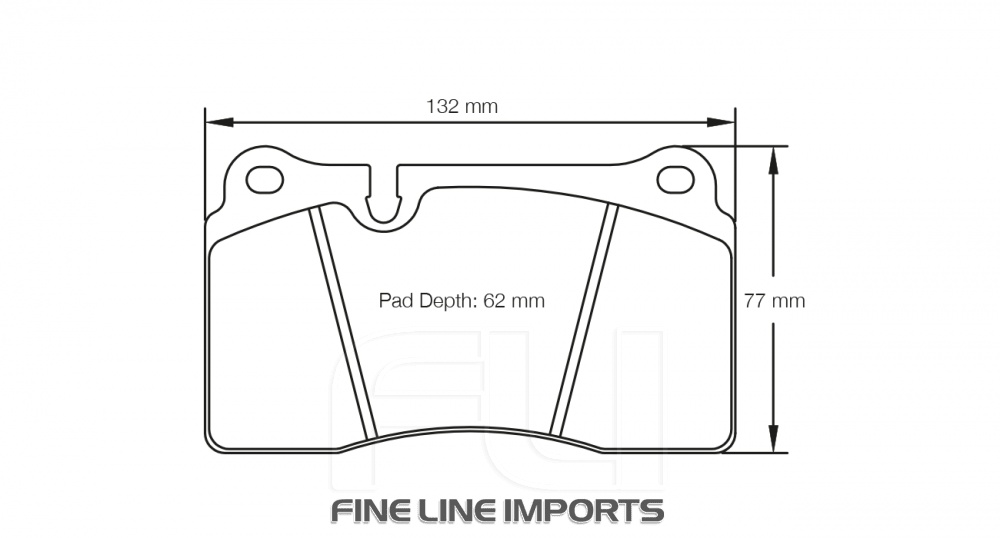 PAGID RSC 2 RACING BRAKE PADS FOR CERAMIC COMPOSITE DISCS