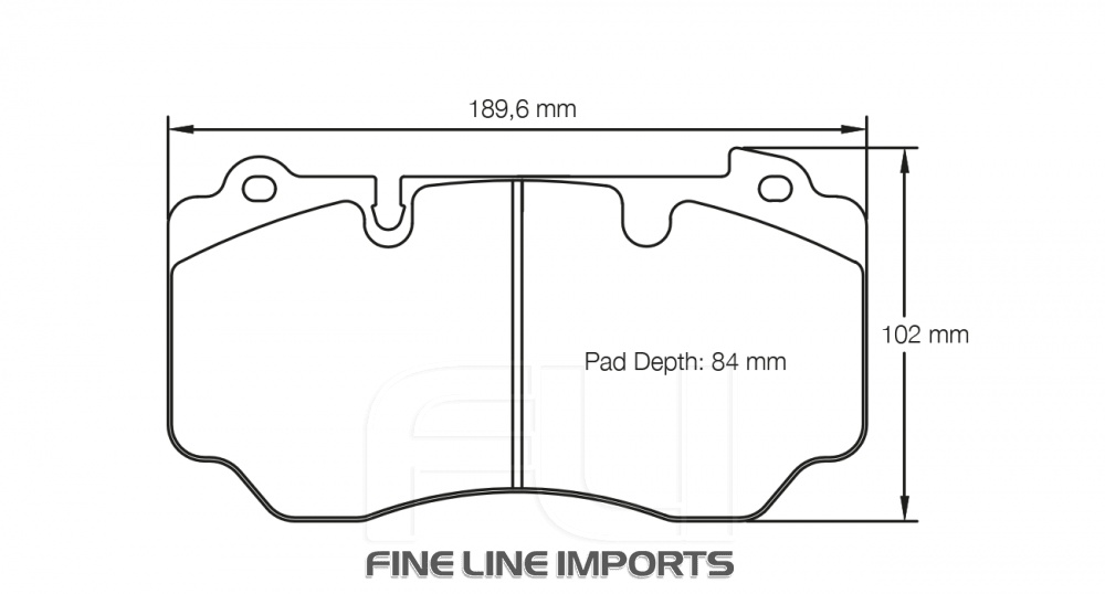 PAGID RSC 2 RACING BRAKE PADS FOR CERAMIC COMPOSITE DISCS