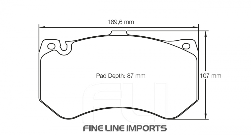 PAGID RSC 2 RACING BRAKE PADS FOR CERAMIC COMPOSITE DISCS