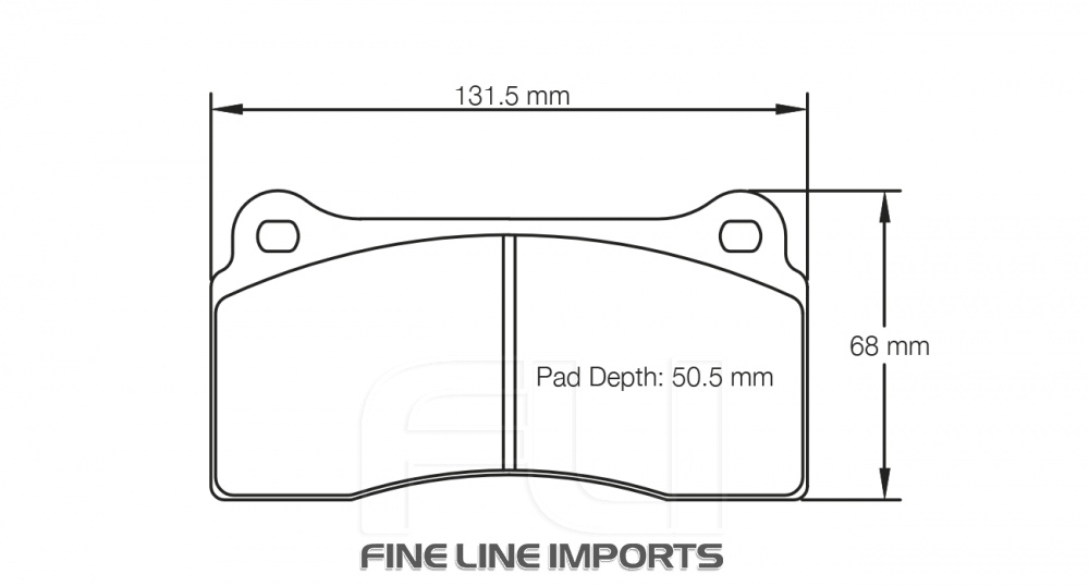 PAGID RSC 3 RACING BRAKE PADS FOR CERAMIC COMPOSITE DISCS