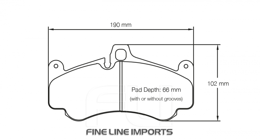 PAGID RSC 3 RACING BRAKE PADS FOR CERAMIC COMPOSITE DISCS