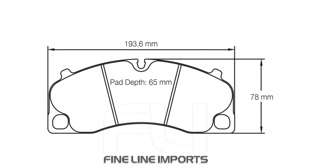 PAGID RSC 3 RACING BRAKE PADS FOR CERAMIC COMPOSITE DISCS