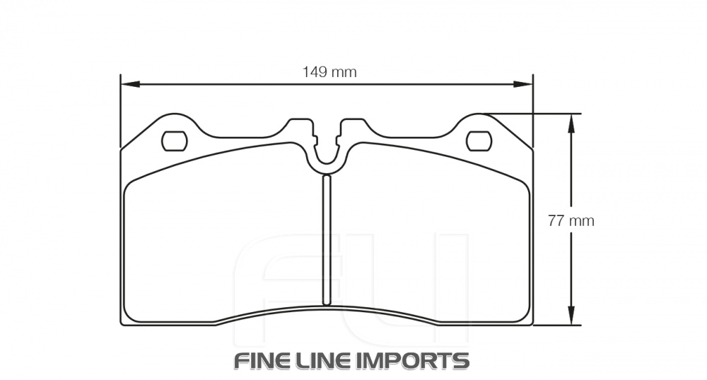 PAGID RSC 3 RACING BRAKE PADS FOR CERAMIC COMPOSITE DISCS