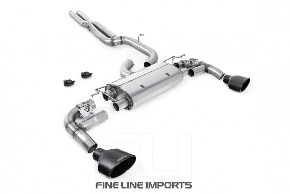 Particulate Filter-back OPF/GPF Back with Cerakote Black Ovals - ECE Approved - SSXSE263