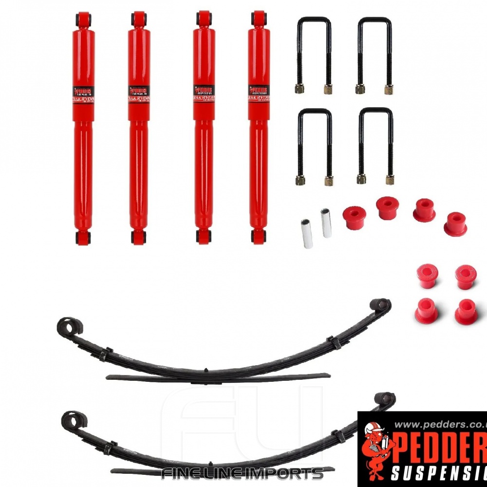 Pedders 1.5 Inch Suspension Lift Kit. WITHOUT torsion bars. Toyota Hilux Mk4 & 5 & MK3 IMPORT (Pedders-803164)