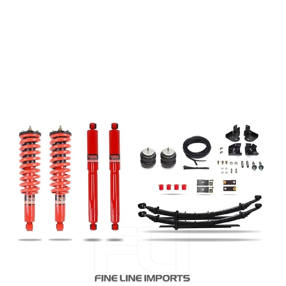 Pedders 1.75 Inch Heavy Duty Load Carrying and Towing Kit. With Assembled Foam Cell Struts & Additional Airbags. Isuzu D-Max (Pedders-803245)