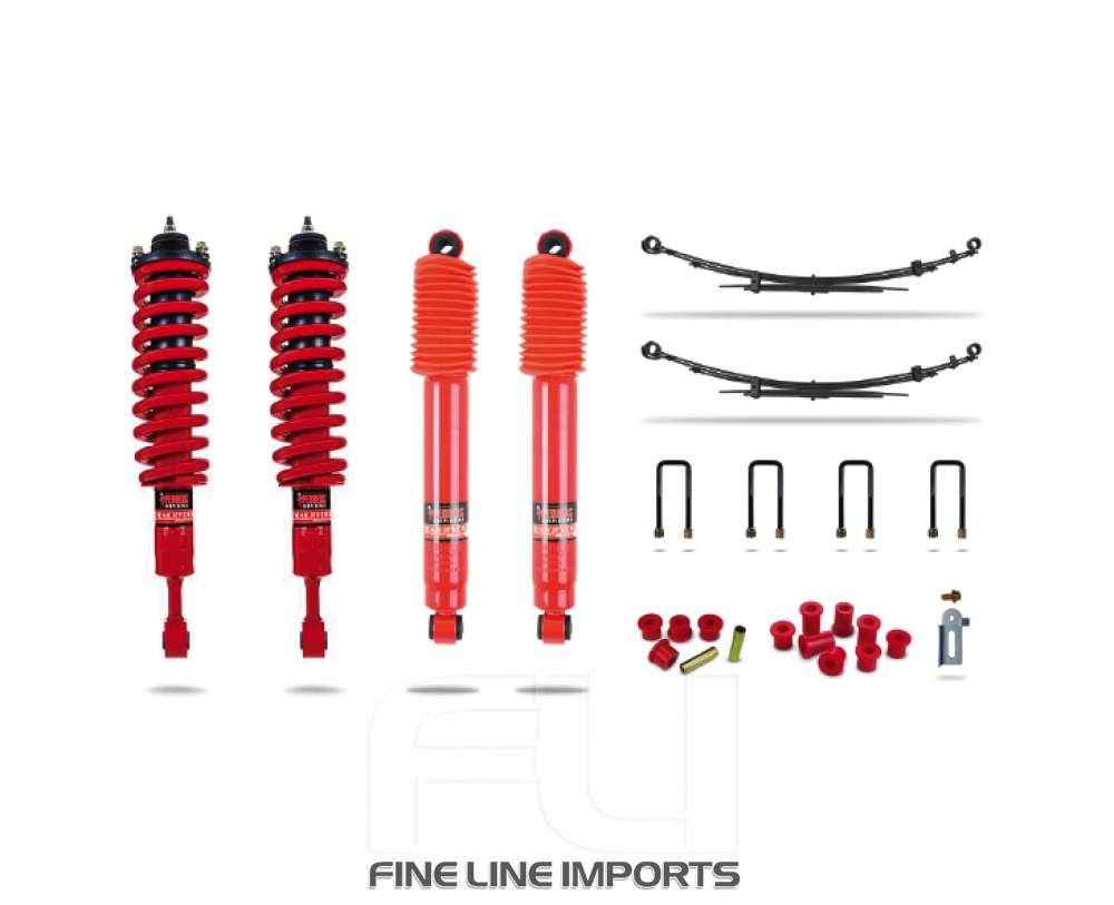 Pedders 1.75 Inch Heavy Duty Load Carrying and Towing Kit. With Assembled Foam Cell Struts. Toyota Hilux Mk8 (Pedders-803386)