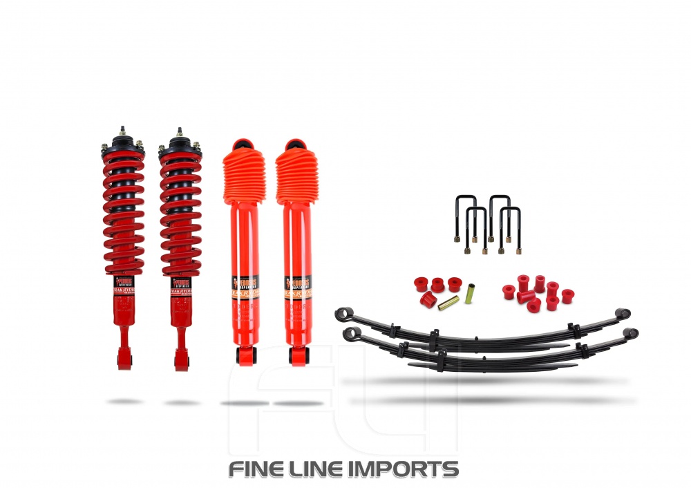 Pedders 1.75 Inch Lift Kit. Improved Ride Kit With Assembled Struts. Toyota Hilux 4WD Mk6 & MK7 (Pedders-803083)
