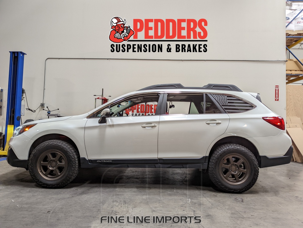 Pedders 2 inch Lift Kit. Subaru Outback. 4 Cylinder. BS models (Pedders-919139)