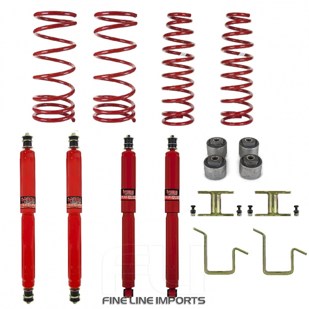 Pedders 2 Inch Suspension Lift Kit. With Long travel Foam Cell shocks. ABS fitted models. Toyota Landcruiser 80 series (Pedders-803179)